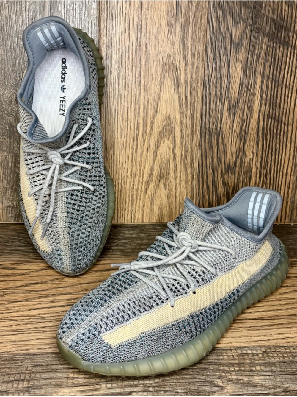 adidas Yeezy Boost 350 V2 Sneakers Men’s Size 13 Ash Blue GY7657 w/New Insoles!